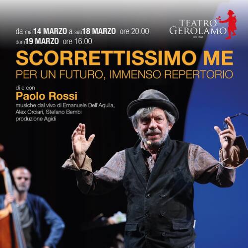 Paolo Rossi a Milano, dal 14 al 19 marzo